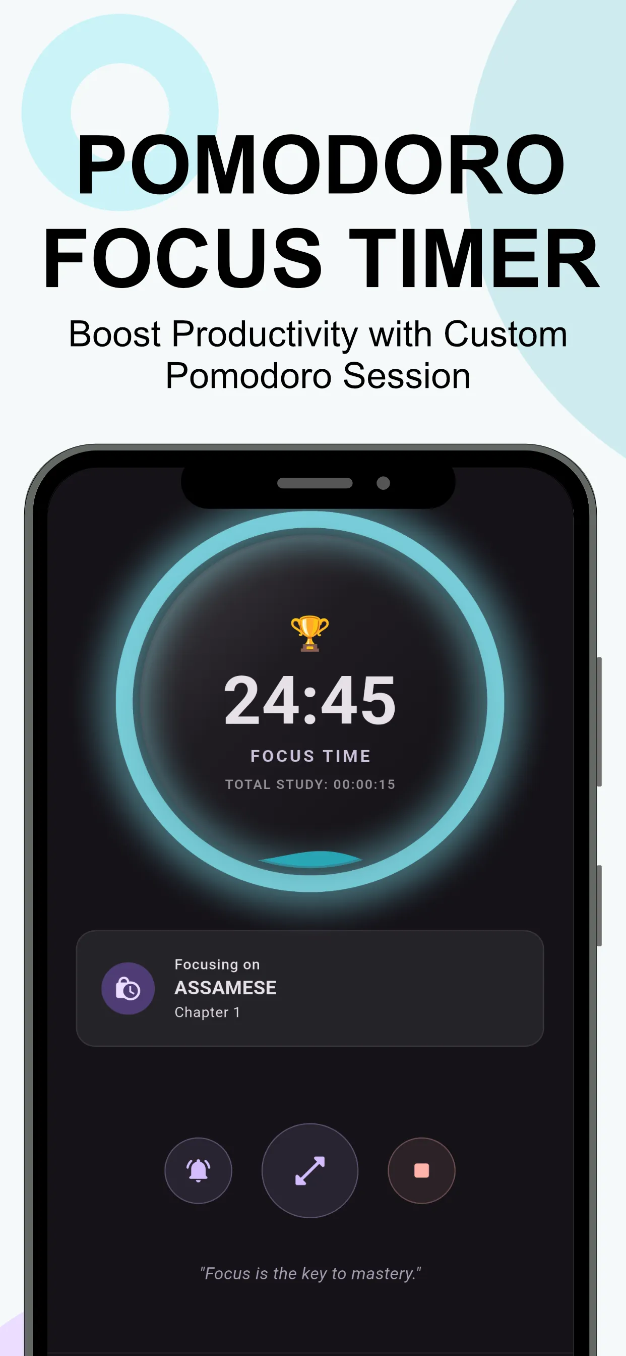 Mobile screenshot showing Focus 2