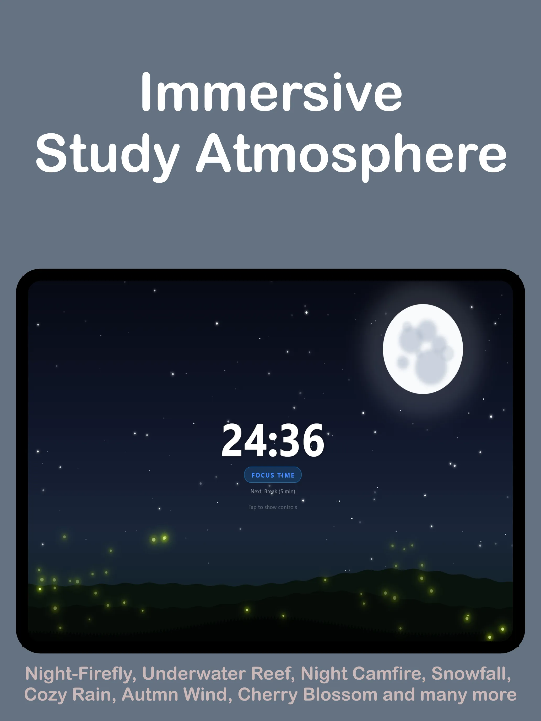 Tablet screenshot showing Theme