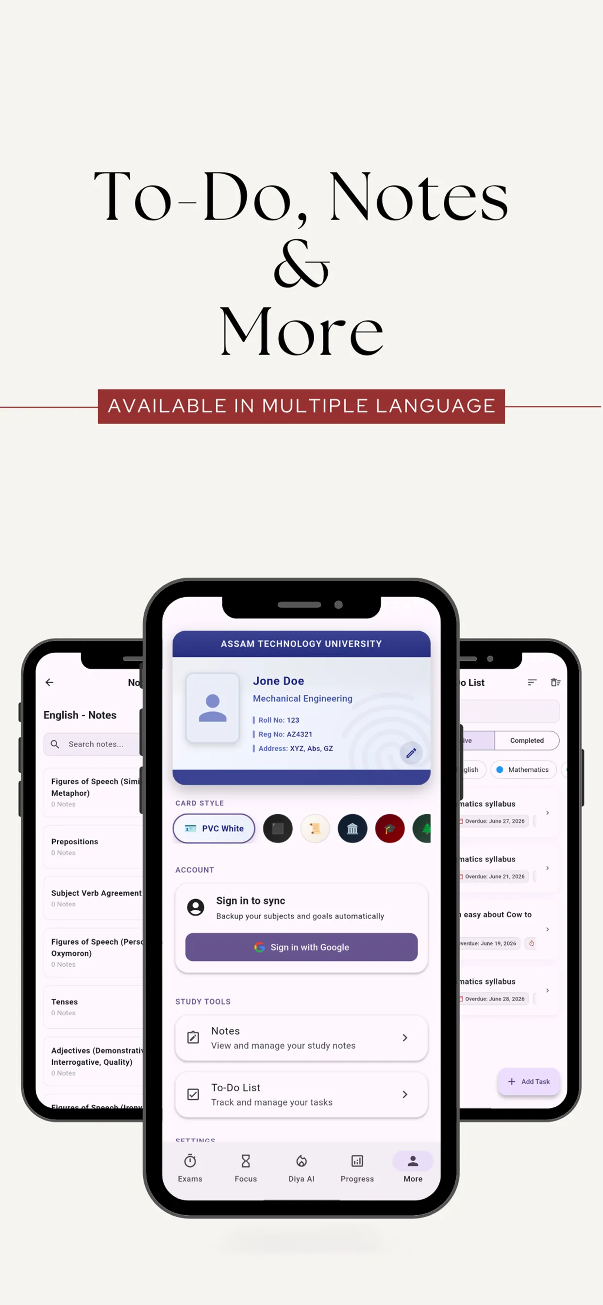 Mobile screenshot showing To-do